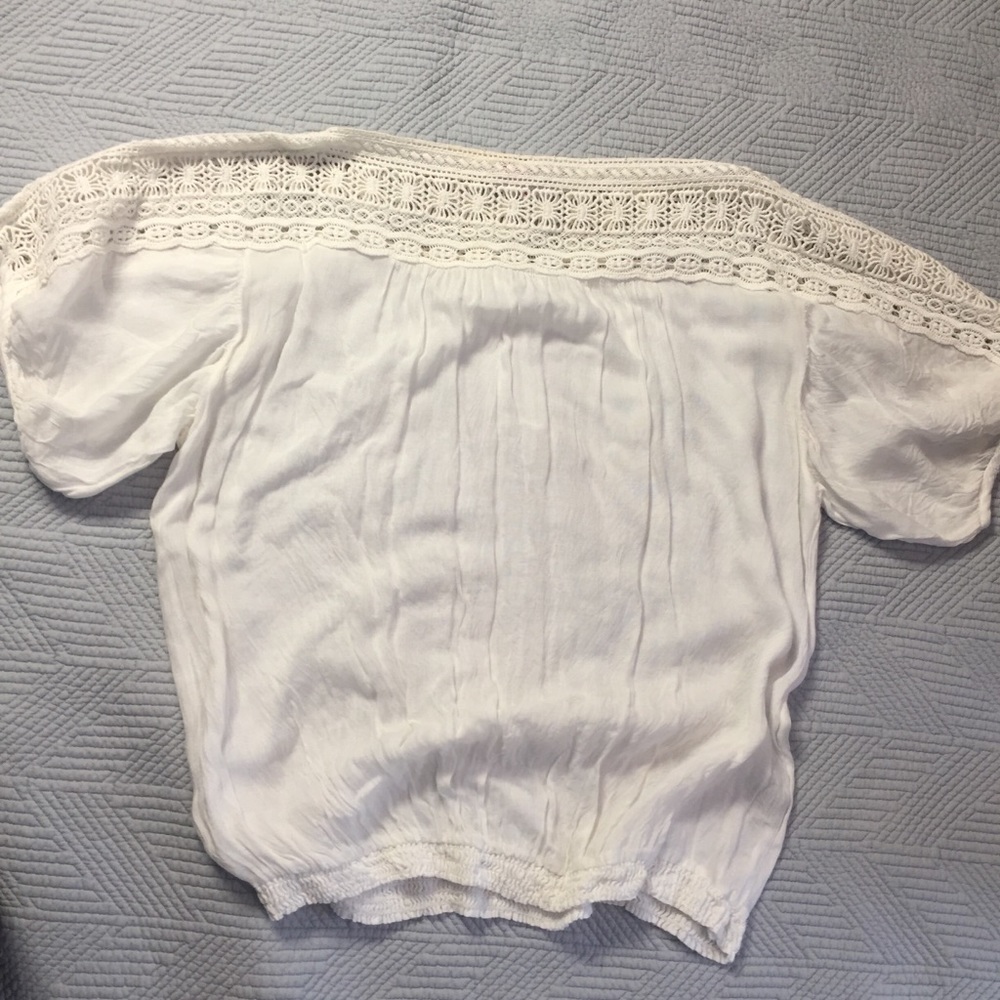 3 for $25 White Embroidery Top
